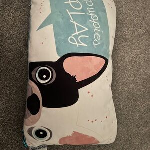 Cute Dog Print Pillow